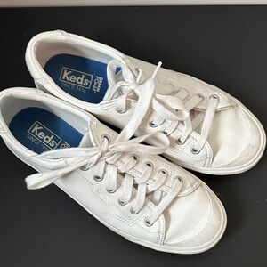 Keds Classic White Lace-Up Sneakers